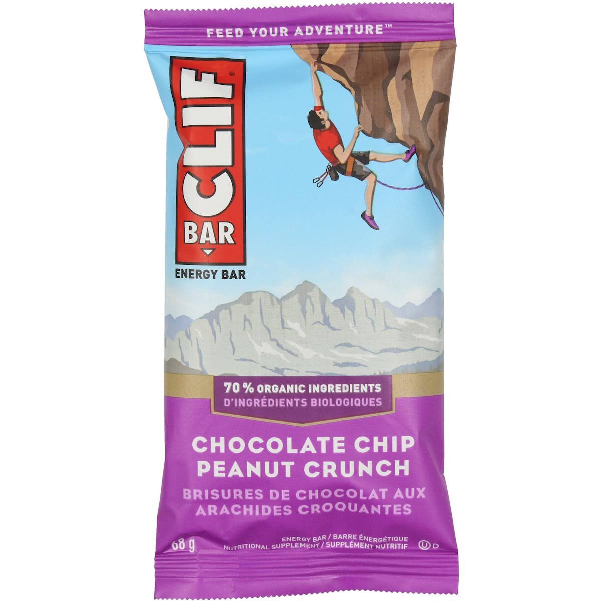 Nutrition Source Chocolate Chip Peanut Crunch Protein Bars - 68g