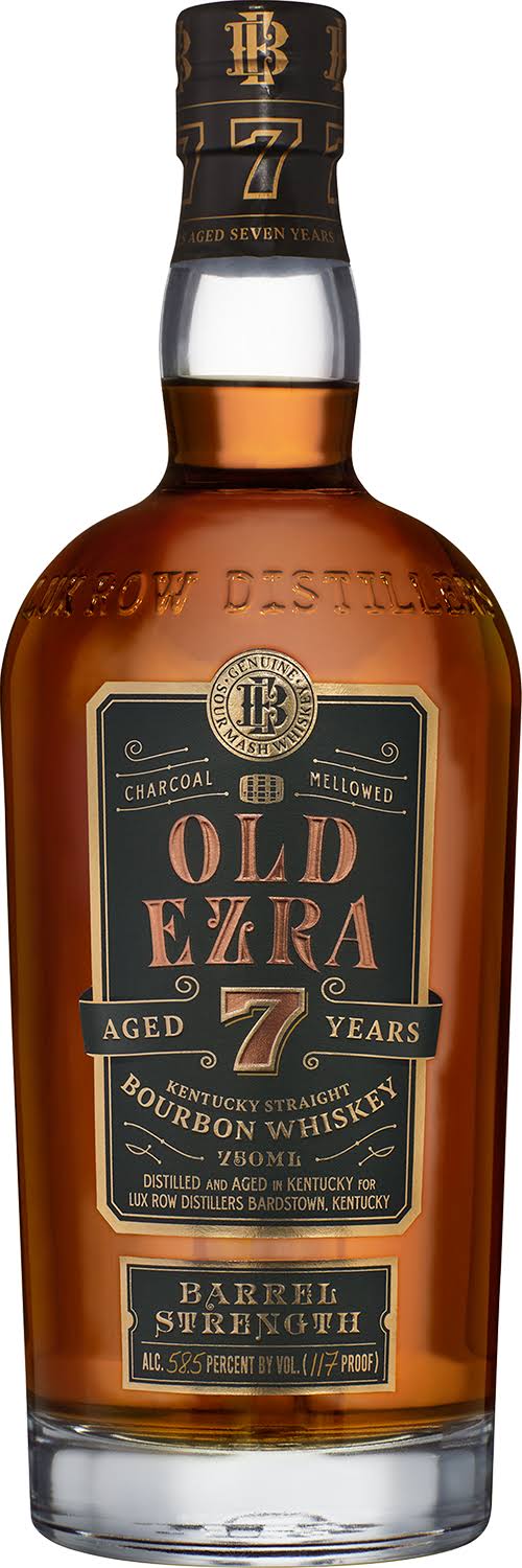 Old Ezra Barrel Strength Bourbon 7 Year 750ml
