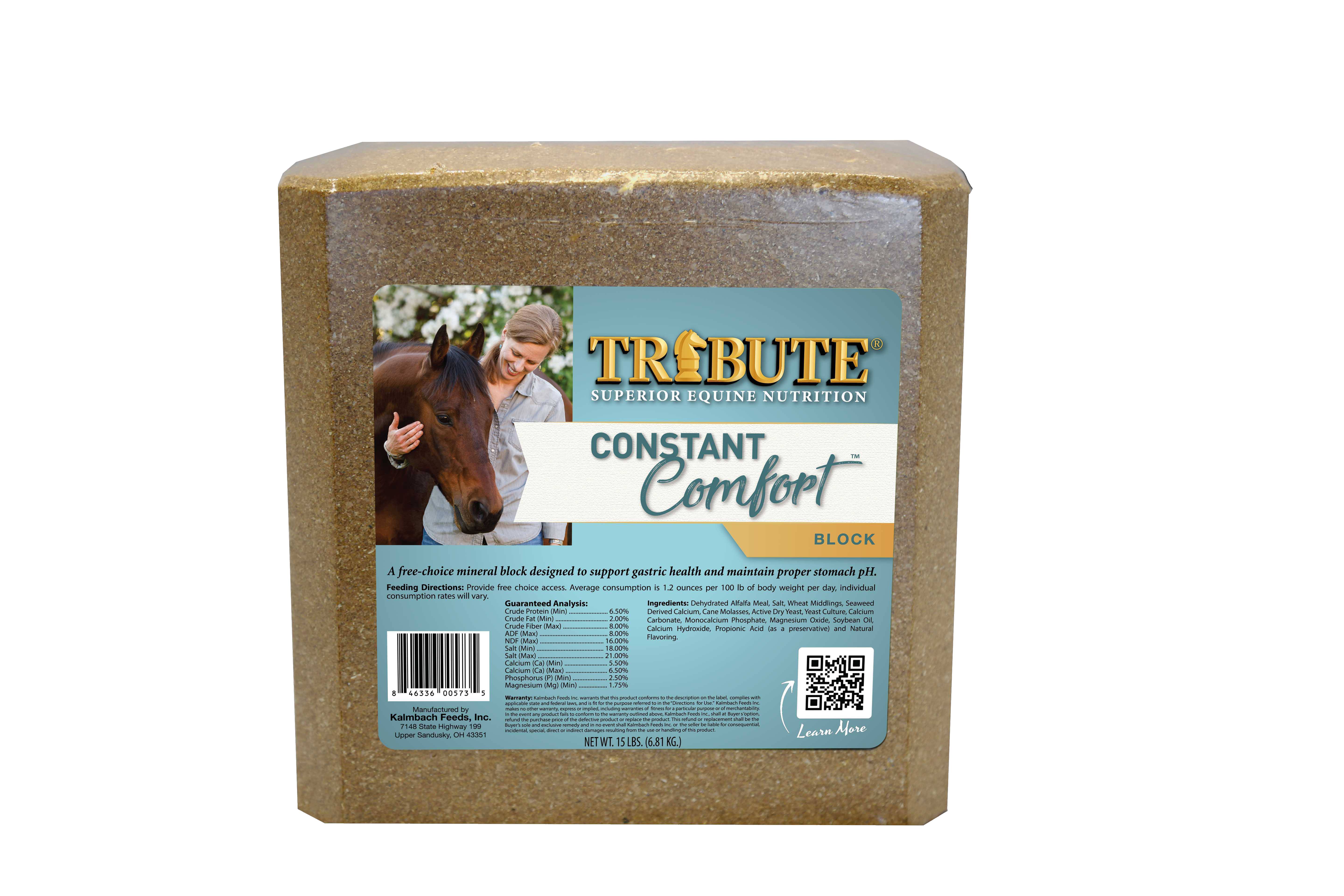 Constant Comfort Supplement Block To Support Gastric Health in Horses