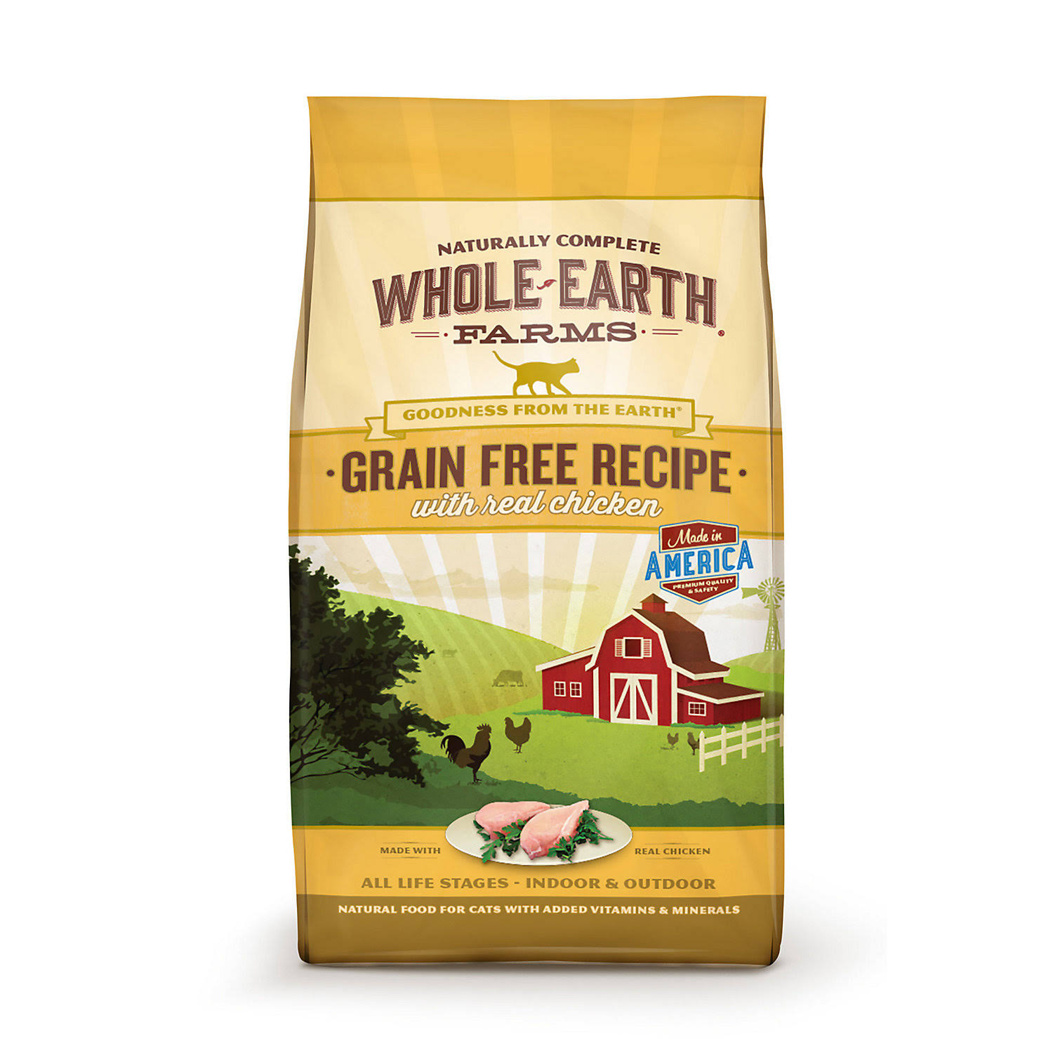Whole Earth Farms Grain Free Recipe Dry Cat Food
