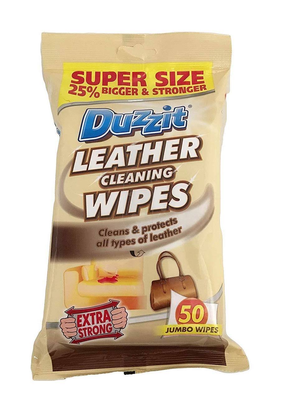 Duzzit Leather Cleaning Wipes - 50pk
