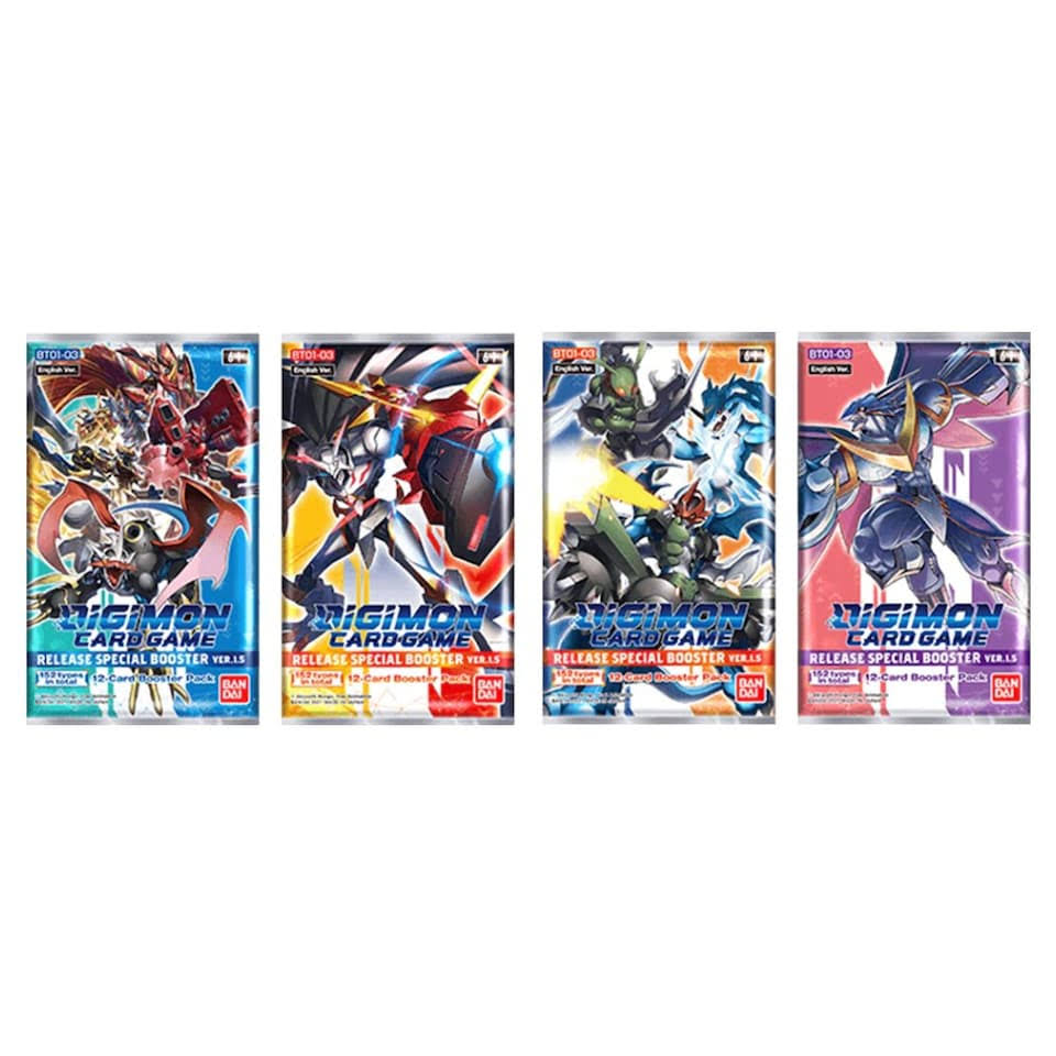 Digimon Card Game: Release Special Ver.1.5 (BT01-03) Booster Pack