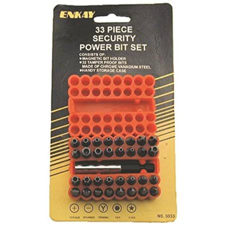 Enkay Security Power Bit Set - 33 Pieces