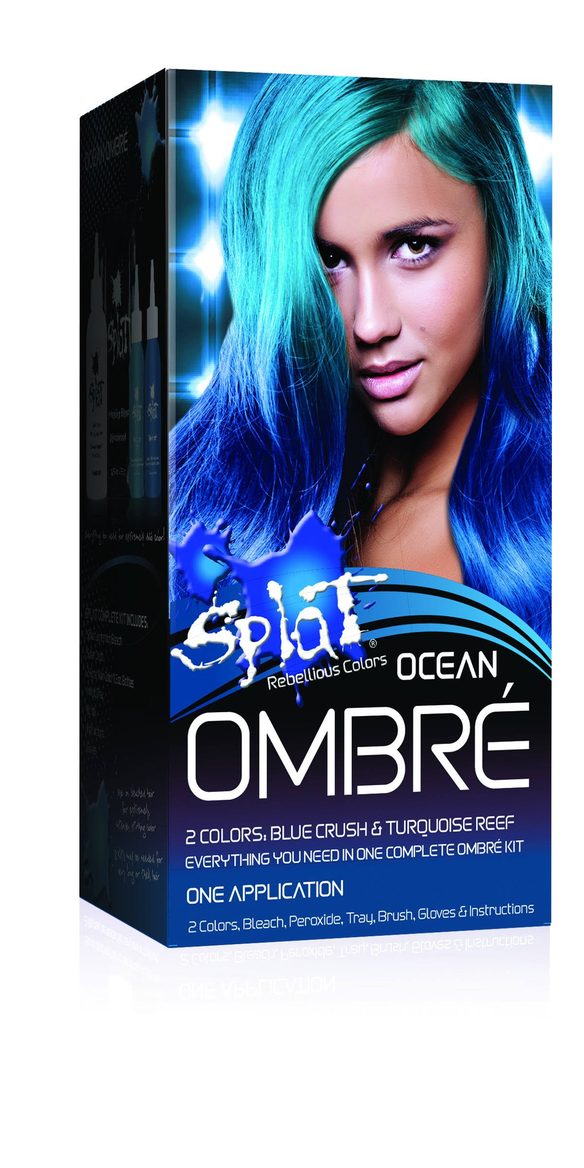 Splat Rebellious Colors Ombre Semi Perm Hair Color Kit - Ocean Ombre