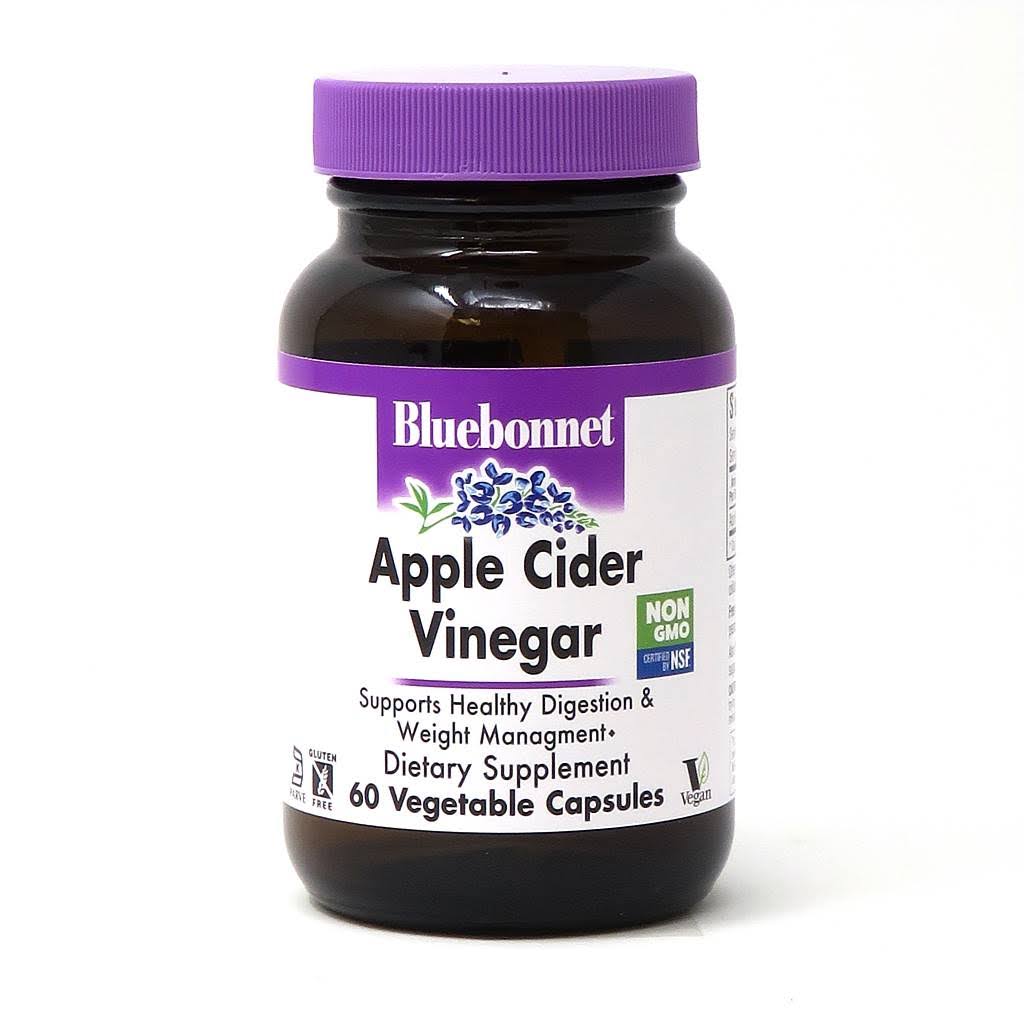 Bluebonnet Apple Cider Vinegar, Vegetable Capsules - 60 capsules