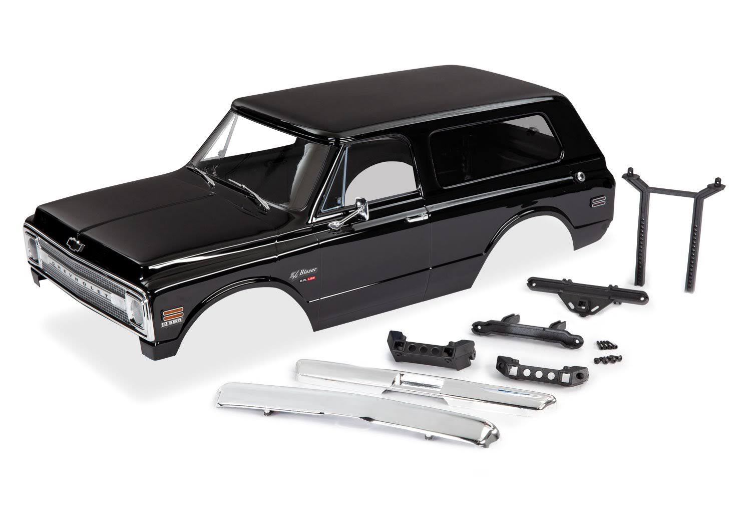 Traxxas Body Chevrolet Blazer (1969) Complete (Black) (Trx9112X)