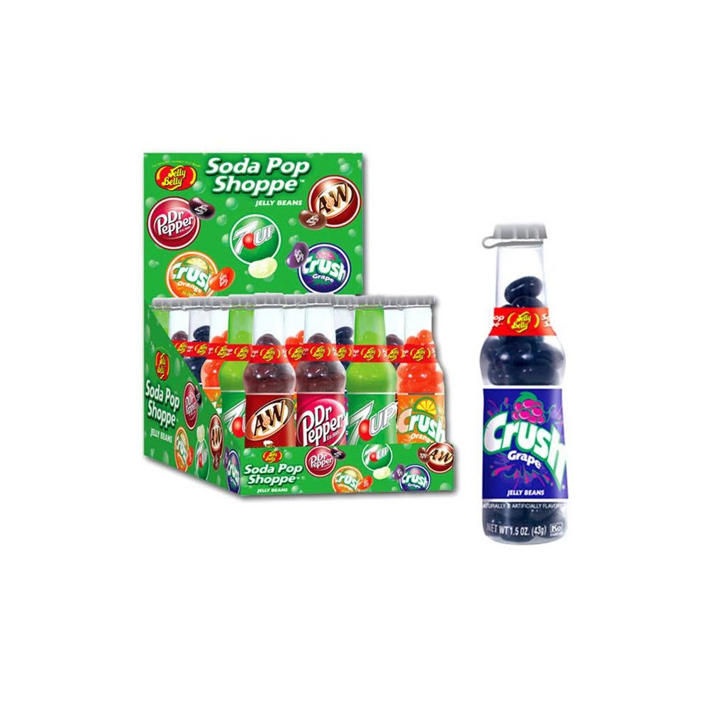 Jelly Belly 91200 1.5 oz Soda Pop Shoppe Candy Bottles