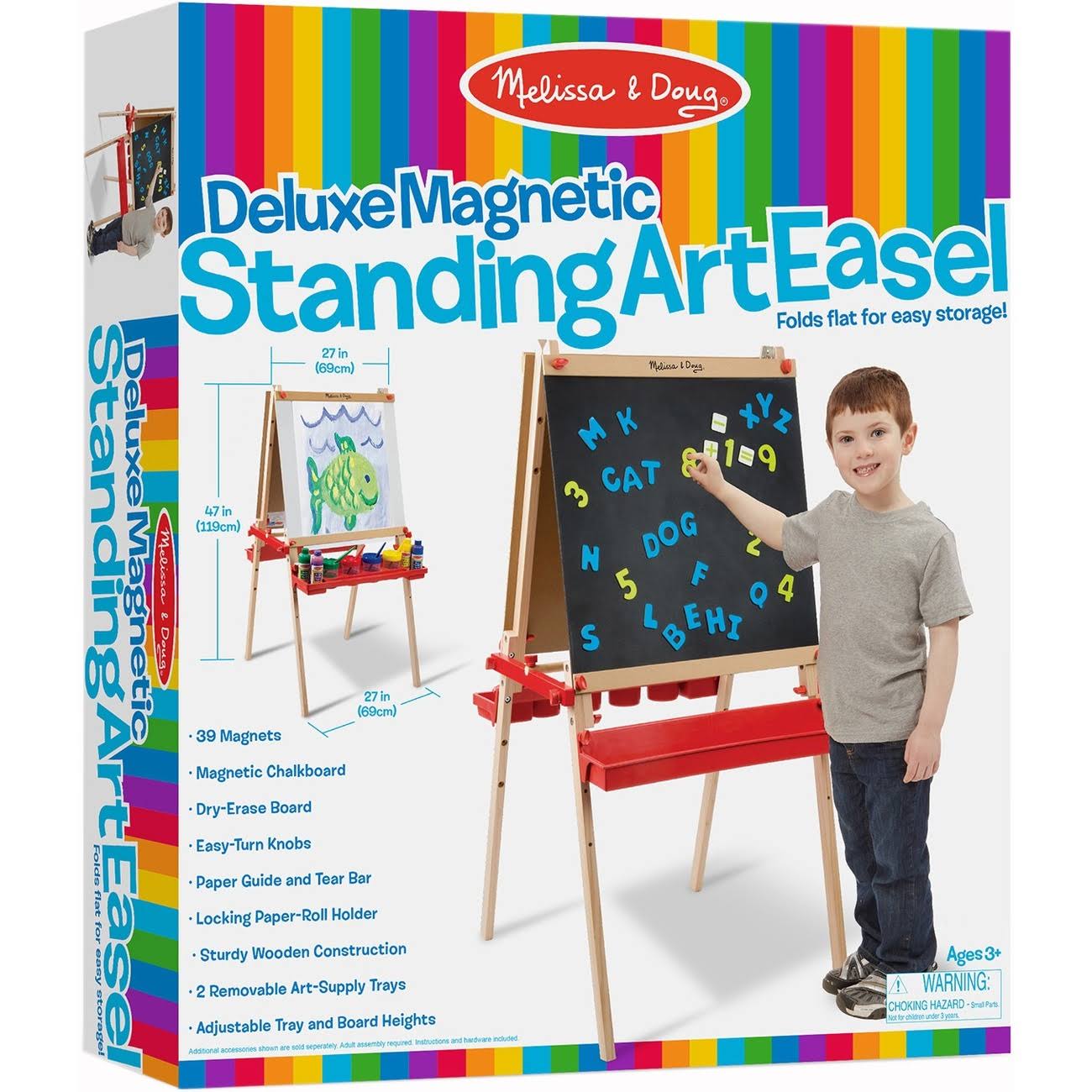 Melissa and Doug Deluxe Easel with Magnetic Board