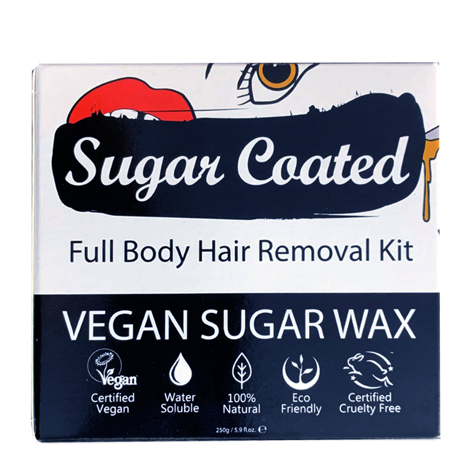 Sugar Coated Full Body Hair Removal Wax Kit