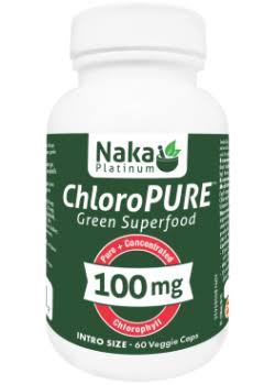 National Nutrition - Chloropure Green Superfood 100mg – 60 Vcaps
