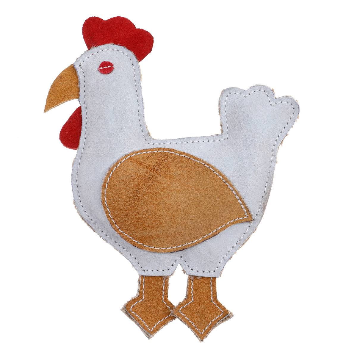 Country Tails Calico Chicken Natural Dog Toy