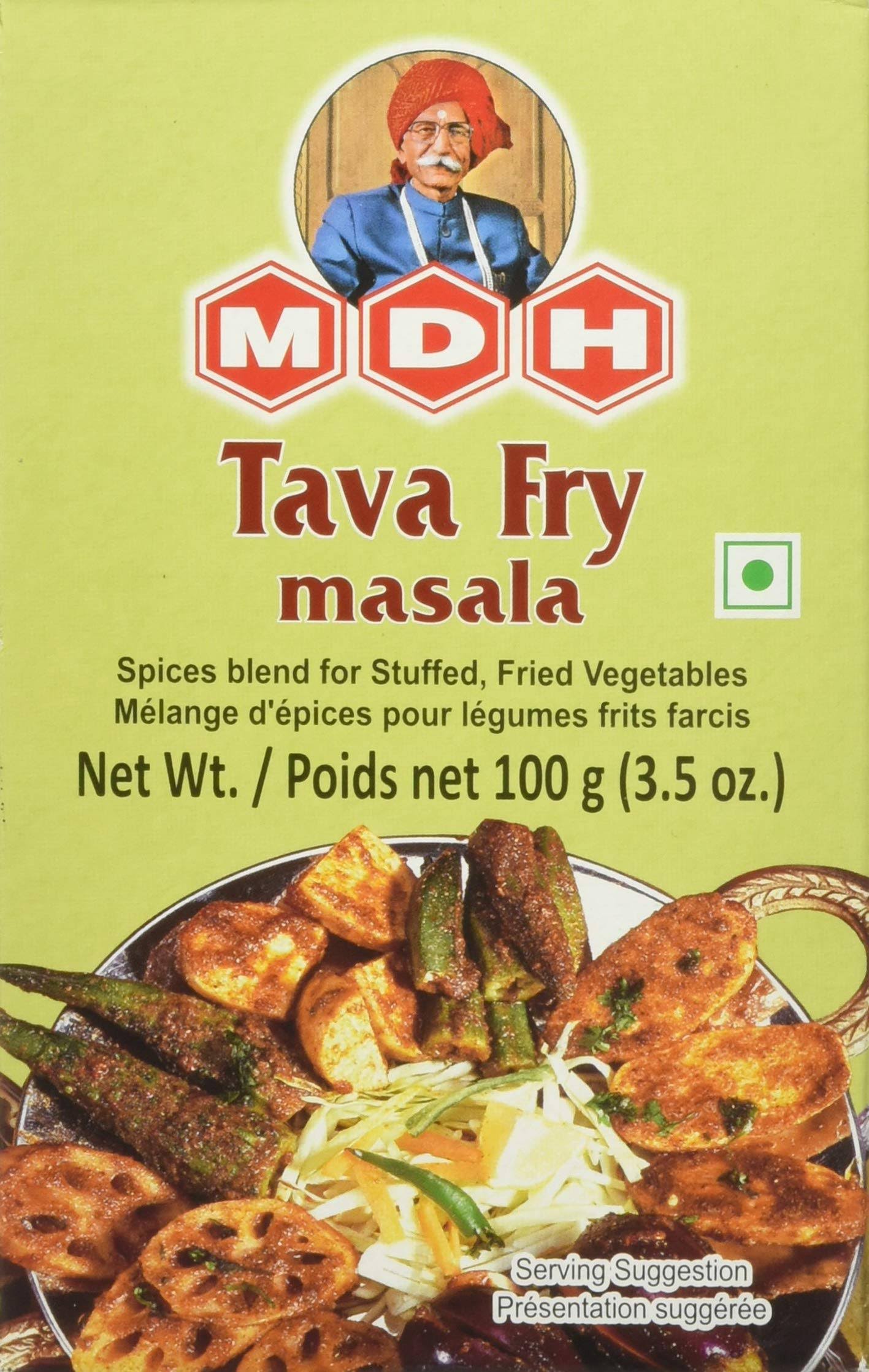 MDH Tava Fry Masala Mixed Spices and Seasonings - 3.5oz