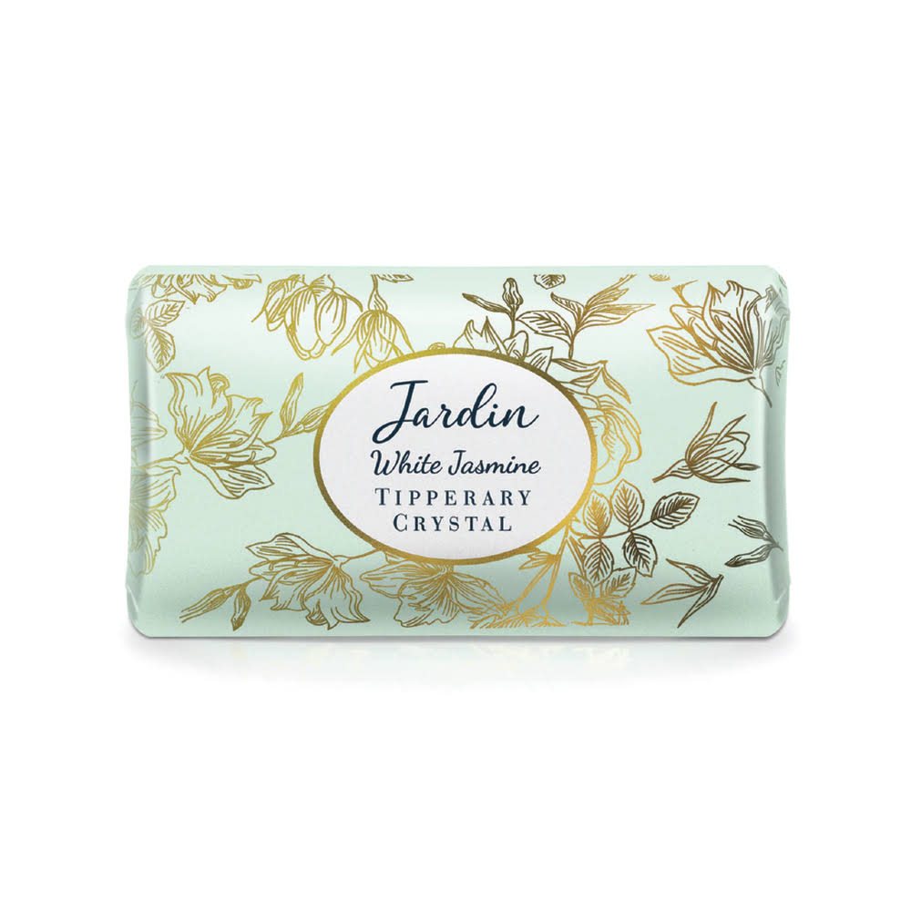 Tipperary Crystal Jardin Collection Soap Bar White Jasmine