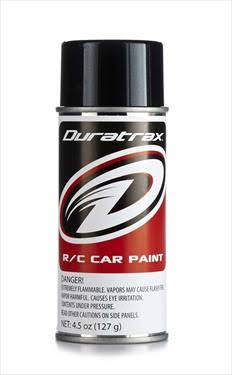 Duratrax Polycarb Spray - Metallic Black, 4.5 oz