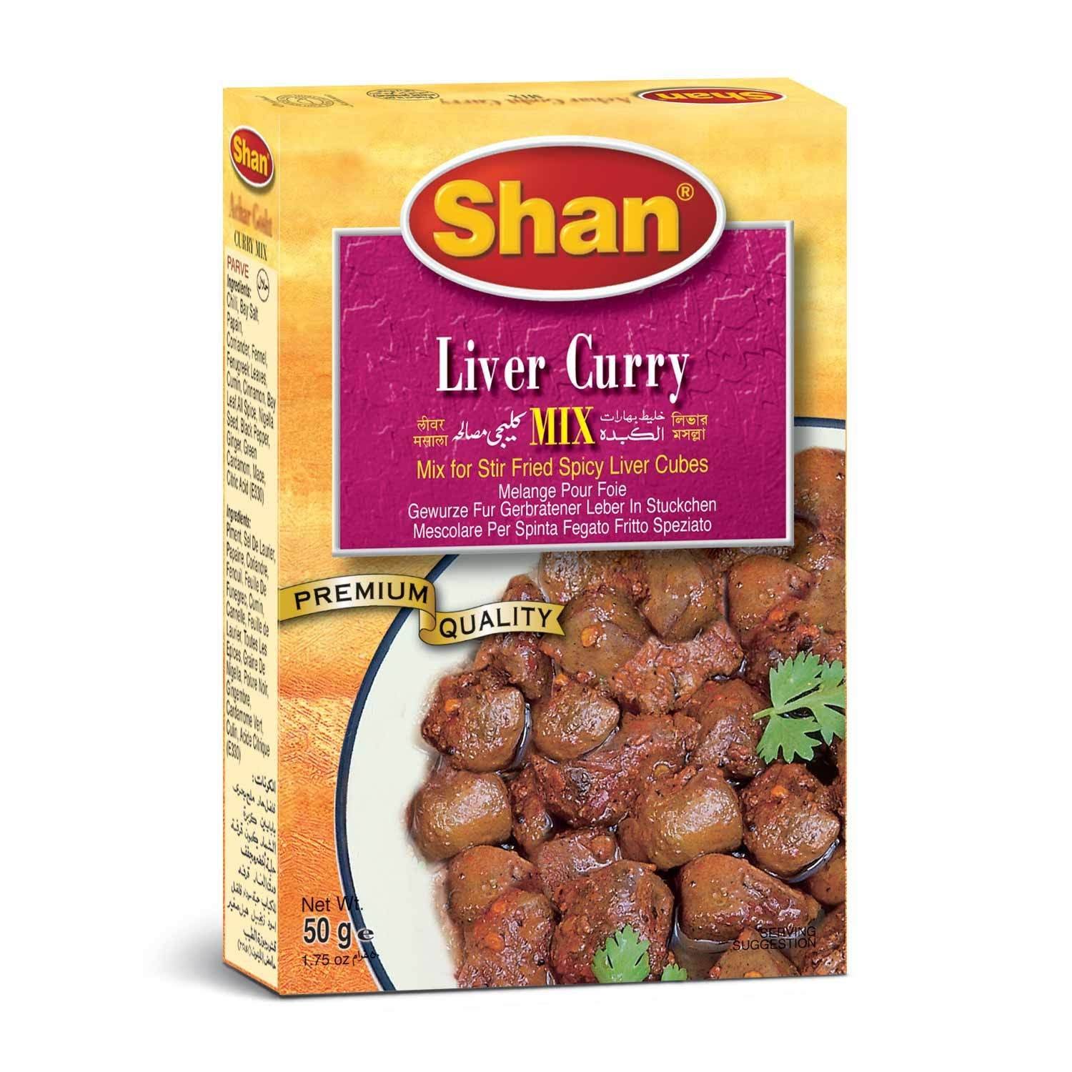 Shan Liver Curry Recipe and Seasoning Mix 1.76 oz (50g) - Spice Powder