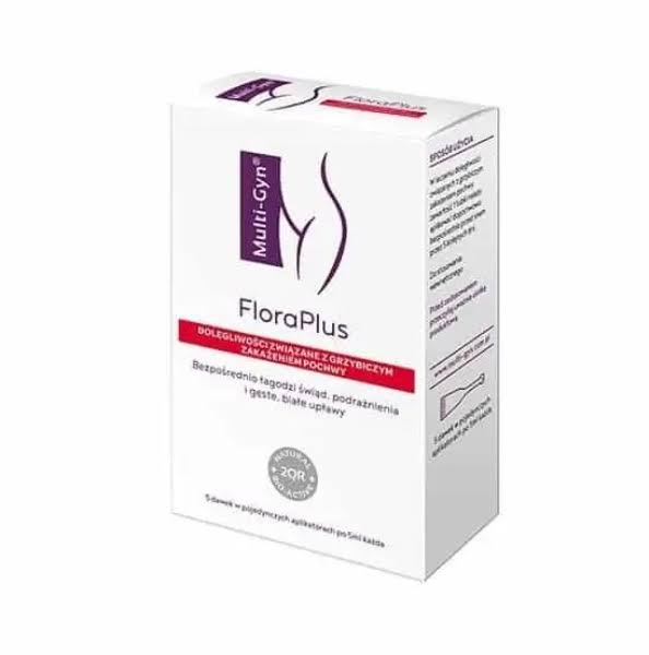 Multi-Gyn FloraPlus Feminine Hygiene Single Dose Tubes - 5pc