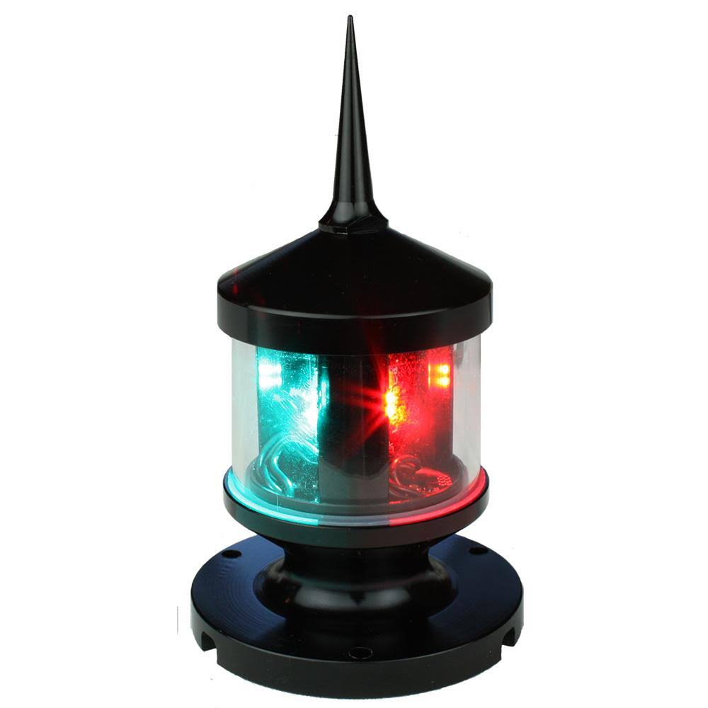 Llb-53Bk-01-00 Lunasea Tri-Color/Anchor/Strobe Led Navigation Light