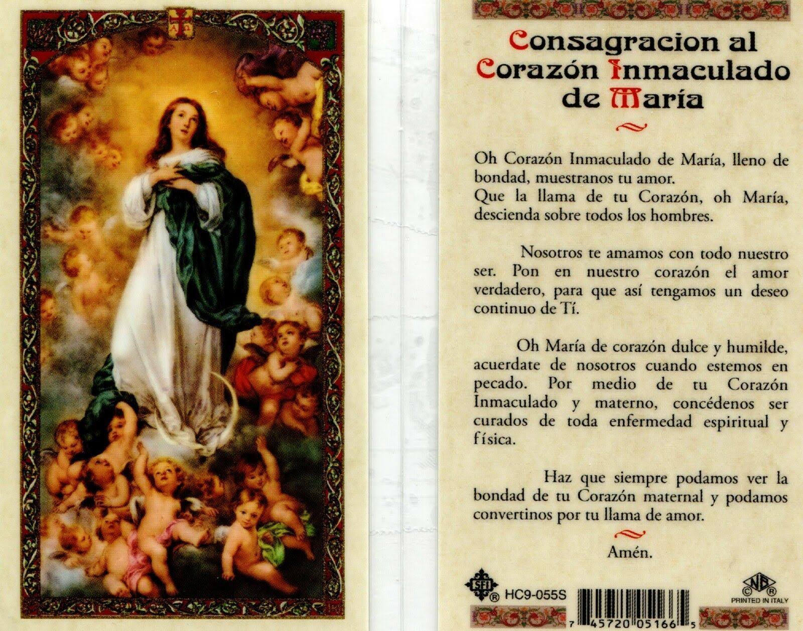 Consagracion Al Corazon Inmaculado de Maria
