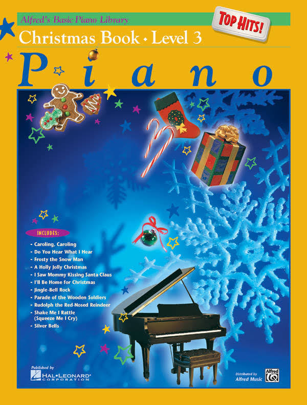 Alfred's Basic Piano Course Top Hits! Christmas Book 3 - Alfred Publishing Co