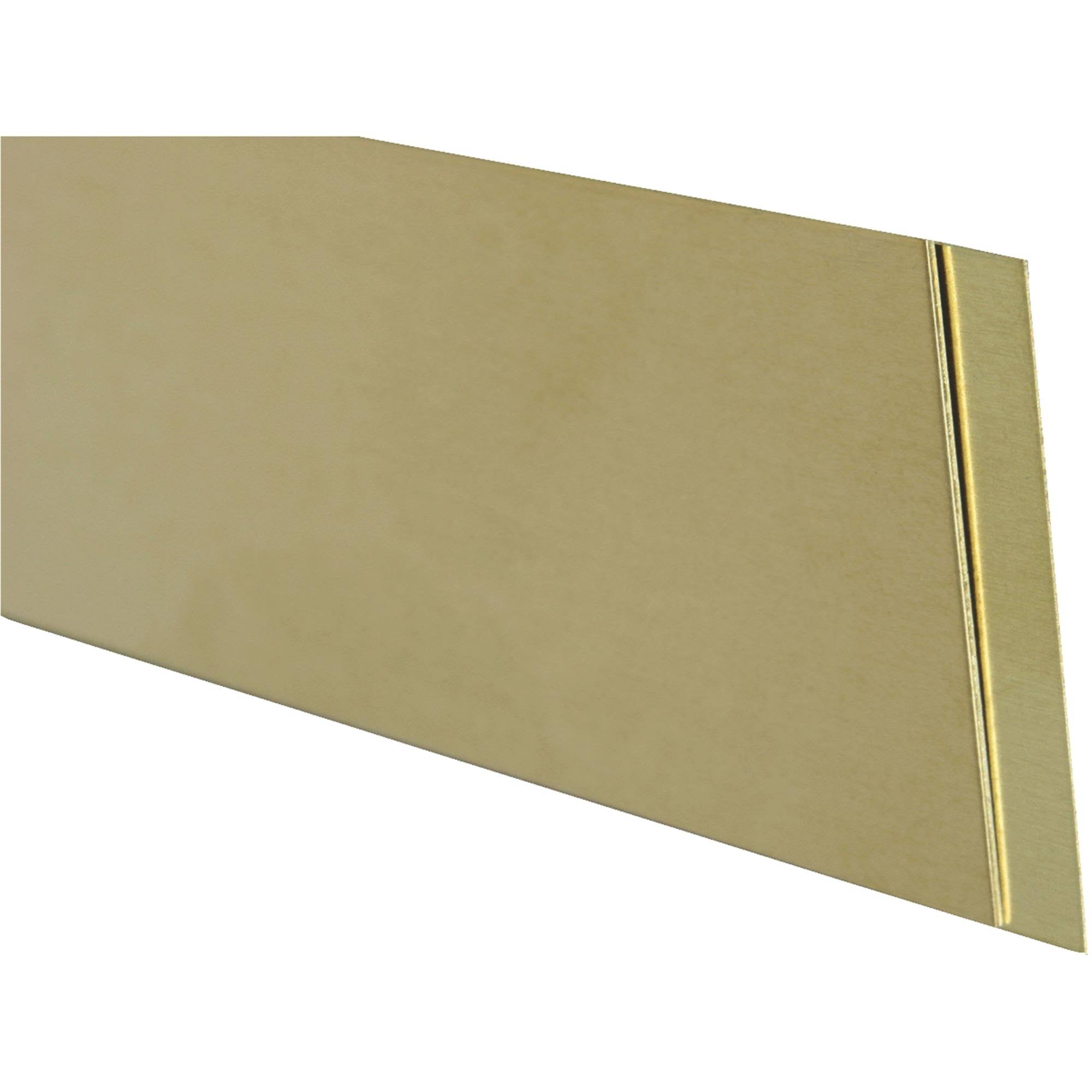 K & S Precision Metals 8244 Brass Strip - 0.032 inch x 2 inch x 12 inch