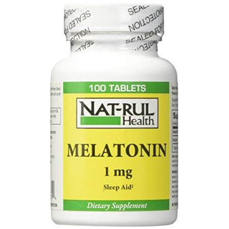 Natrul Health Melatonin Restful Sleep Aid Tablets - 100ct