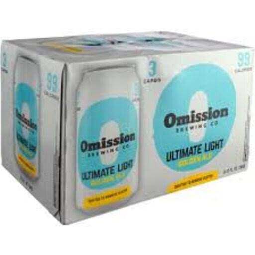 Omission Beer, Golden Ale, Ultimate Light - 6 pack, 12 fl oz bottles