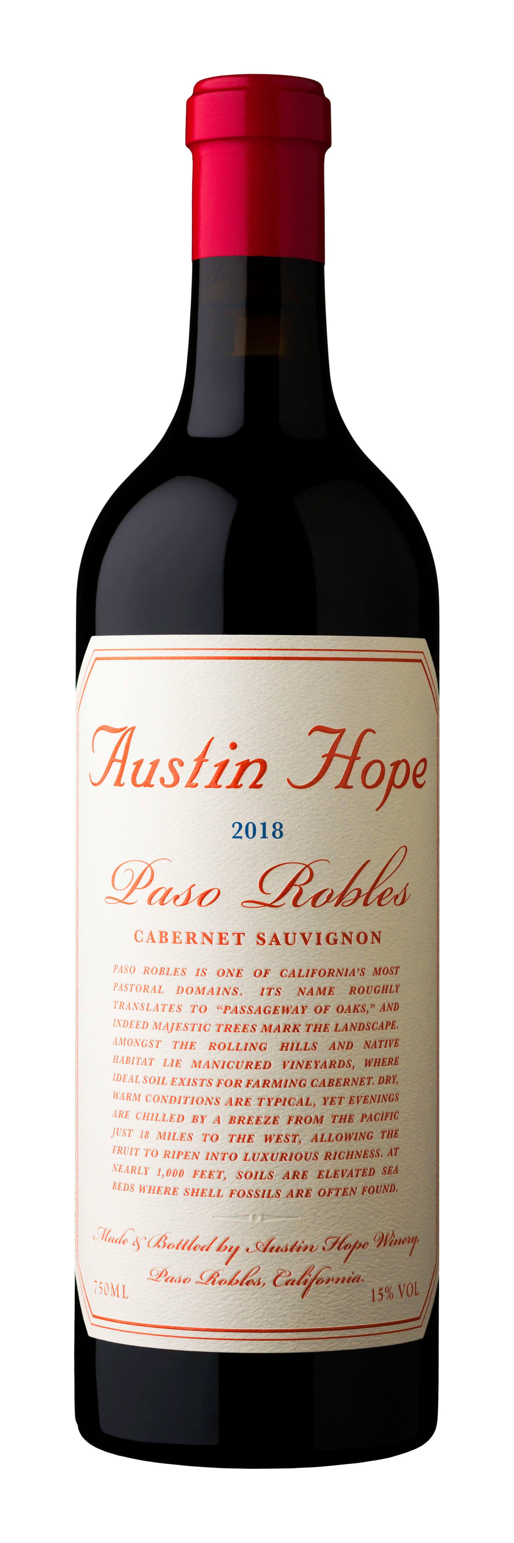Austin Hope Cabernet Sauvignon 2021 750ml Bottle