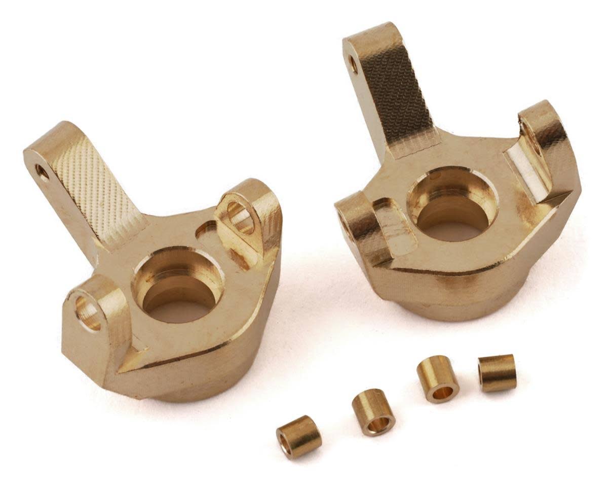 Yeah Racing Brass Front Steering Knuckles Set For Axial SCX24
