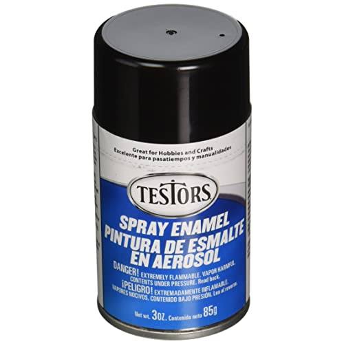 Testors Spray Enamel Paint - 3 oz, Gloss Black