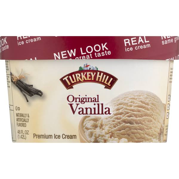 Turkey Hill Ice Cream - Original Vanilla, 48oz