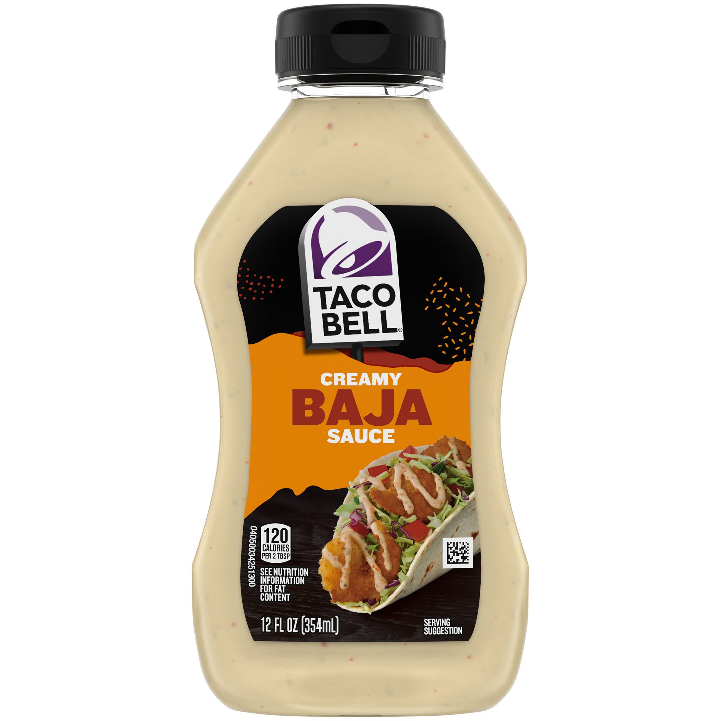 Taco Bell Sauce, Baja, Creamy - 12 fl oz