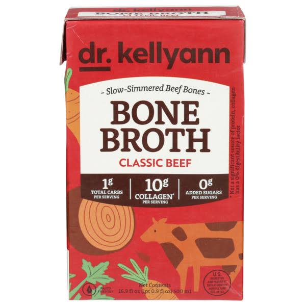 Dr. Kellyann Classic Beef Bone Broth - 16.9 oz