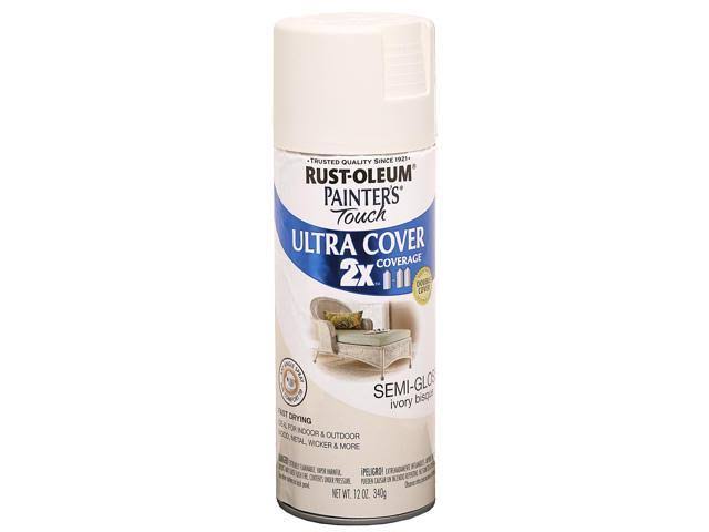 Rust-Oleum Painter's Touch 2X Semi-Gloss Paint Spray - Ivory Bisque, 12oz