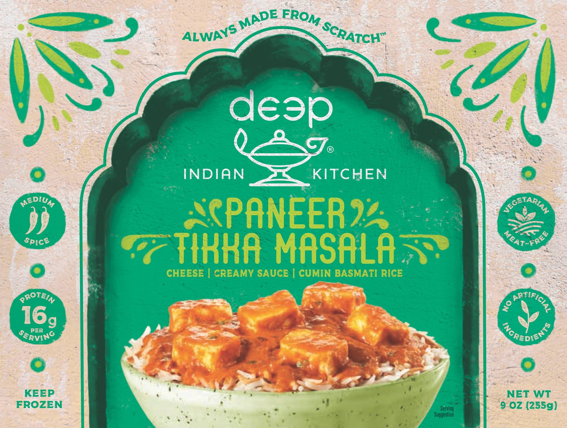Deep Indian Kitchen: Paneer Tikka Masala Entree, 9 Oz