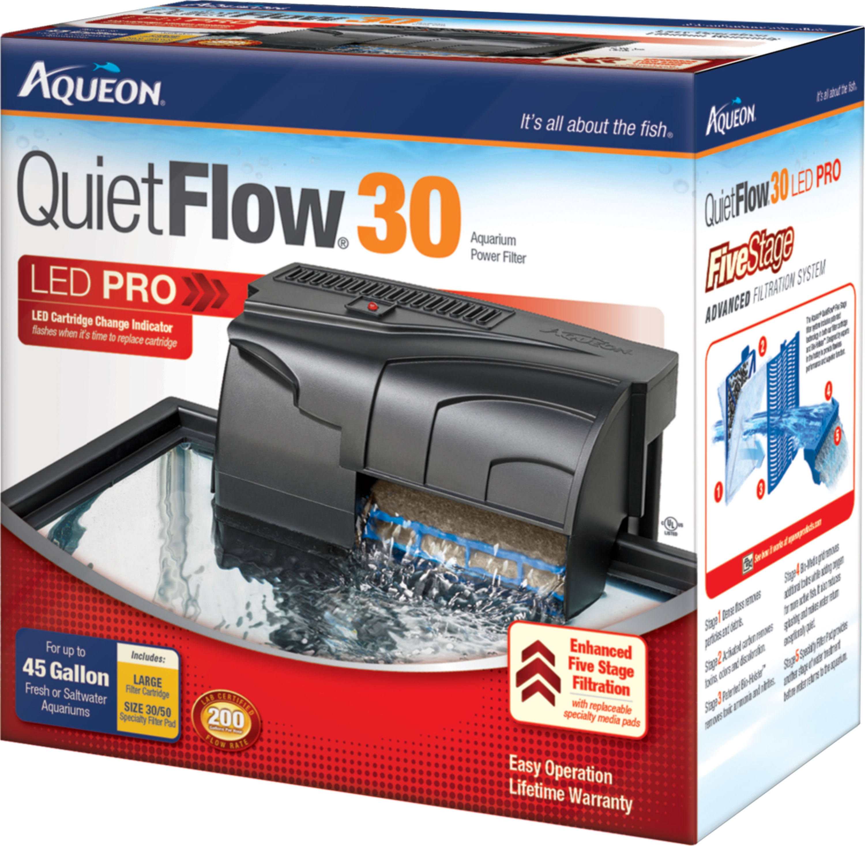 Aqueon Quietflow 30 Power Filter