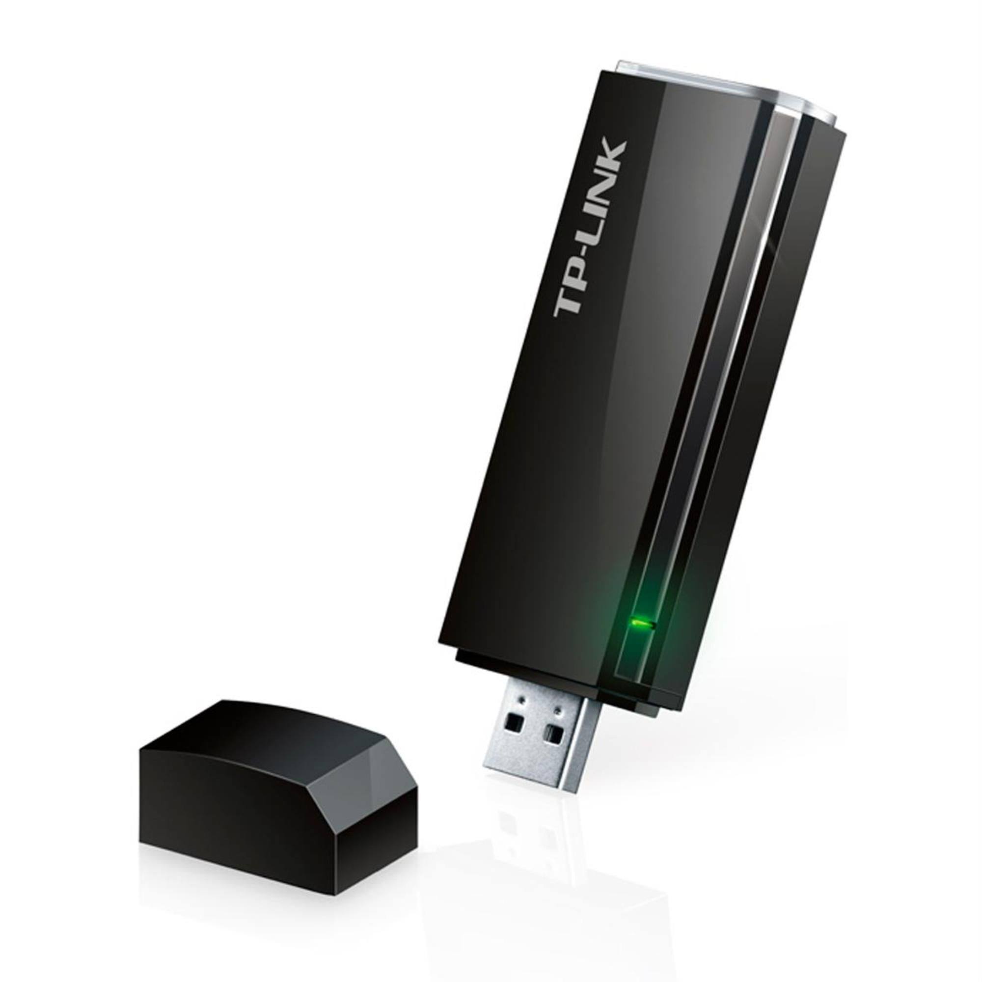TP-Link - Dual-Band AC USB Network Adapter - Black