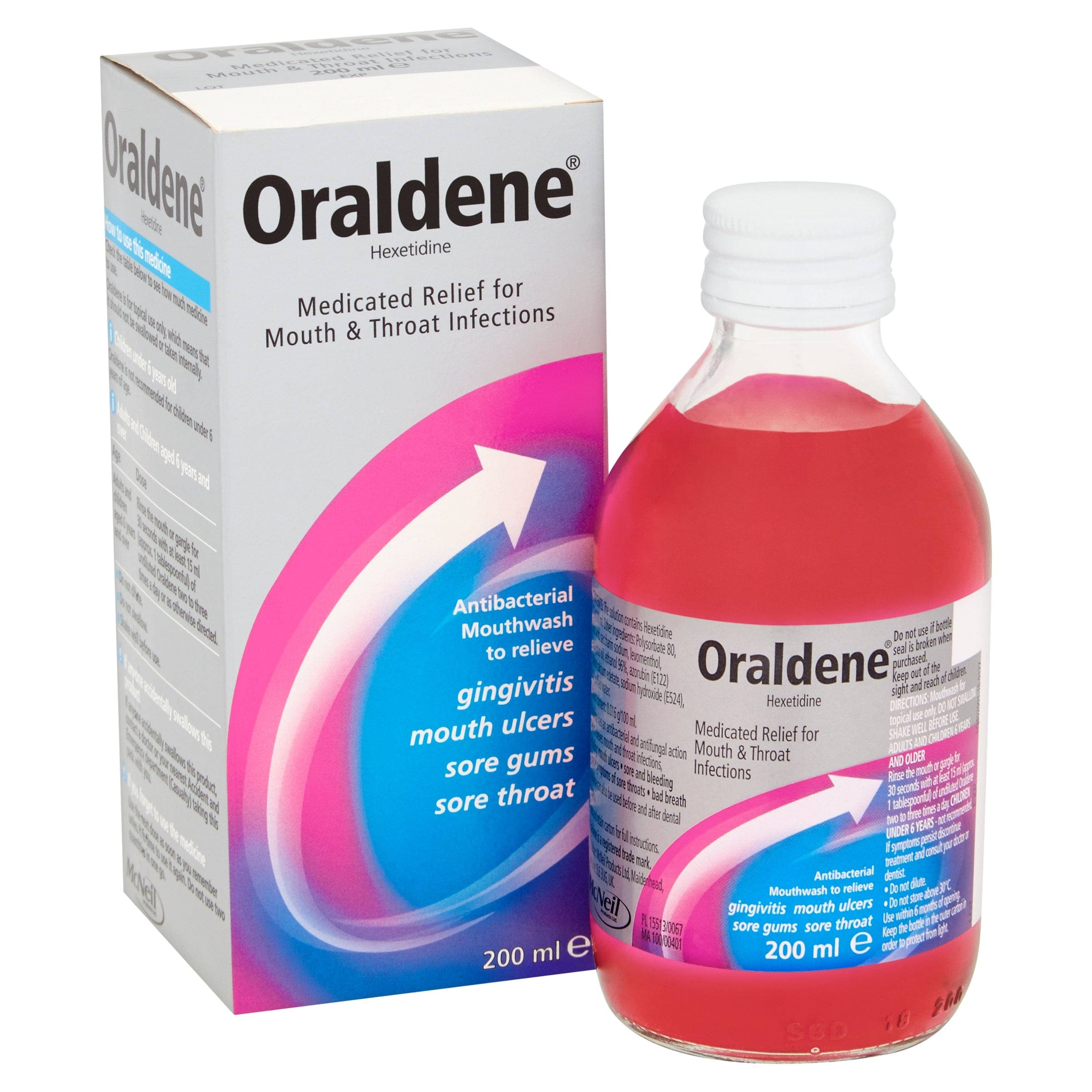 Oraldene Medicated Mouthwash 200ml