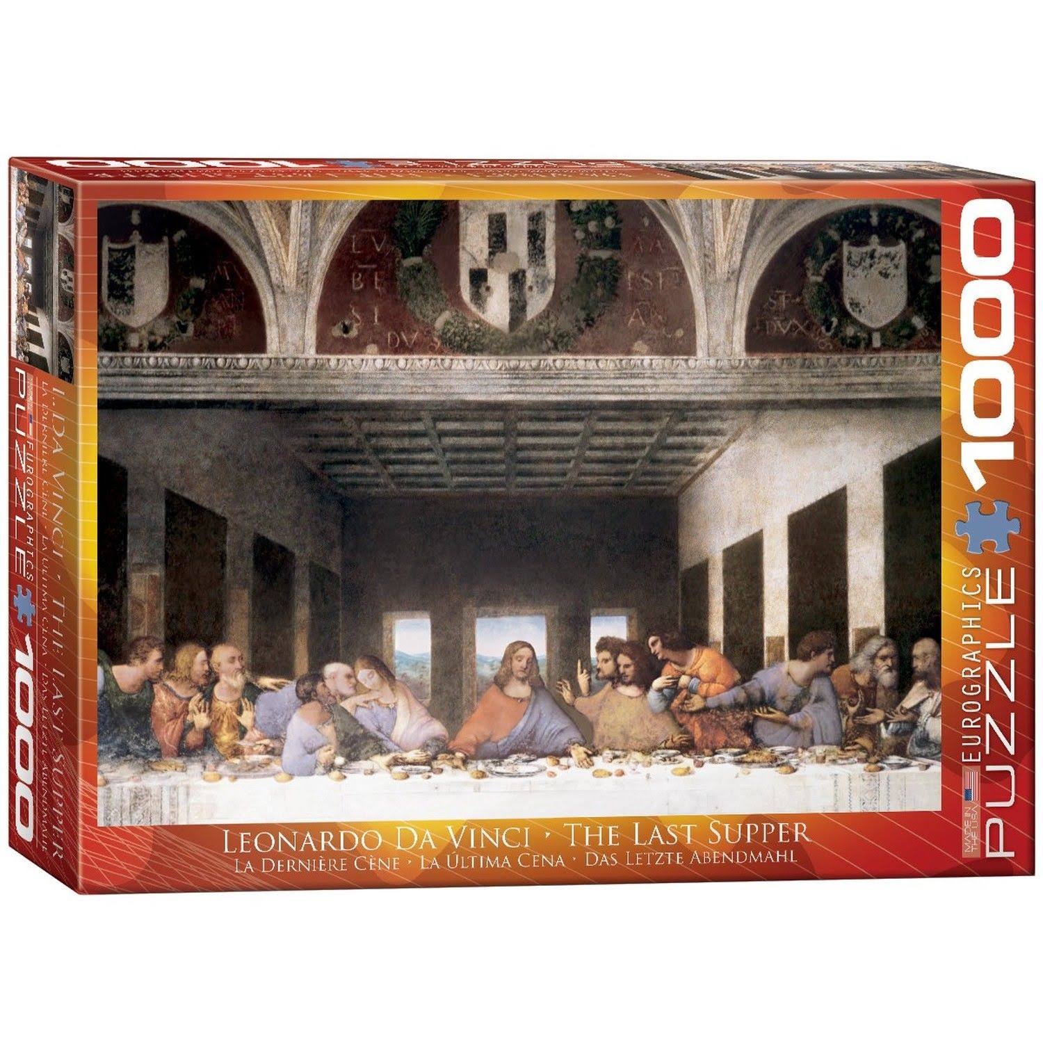 Eurographics The Last Supper by Leonard Da Vinci Puzzle - 1000pc