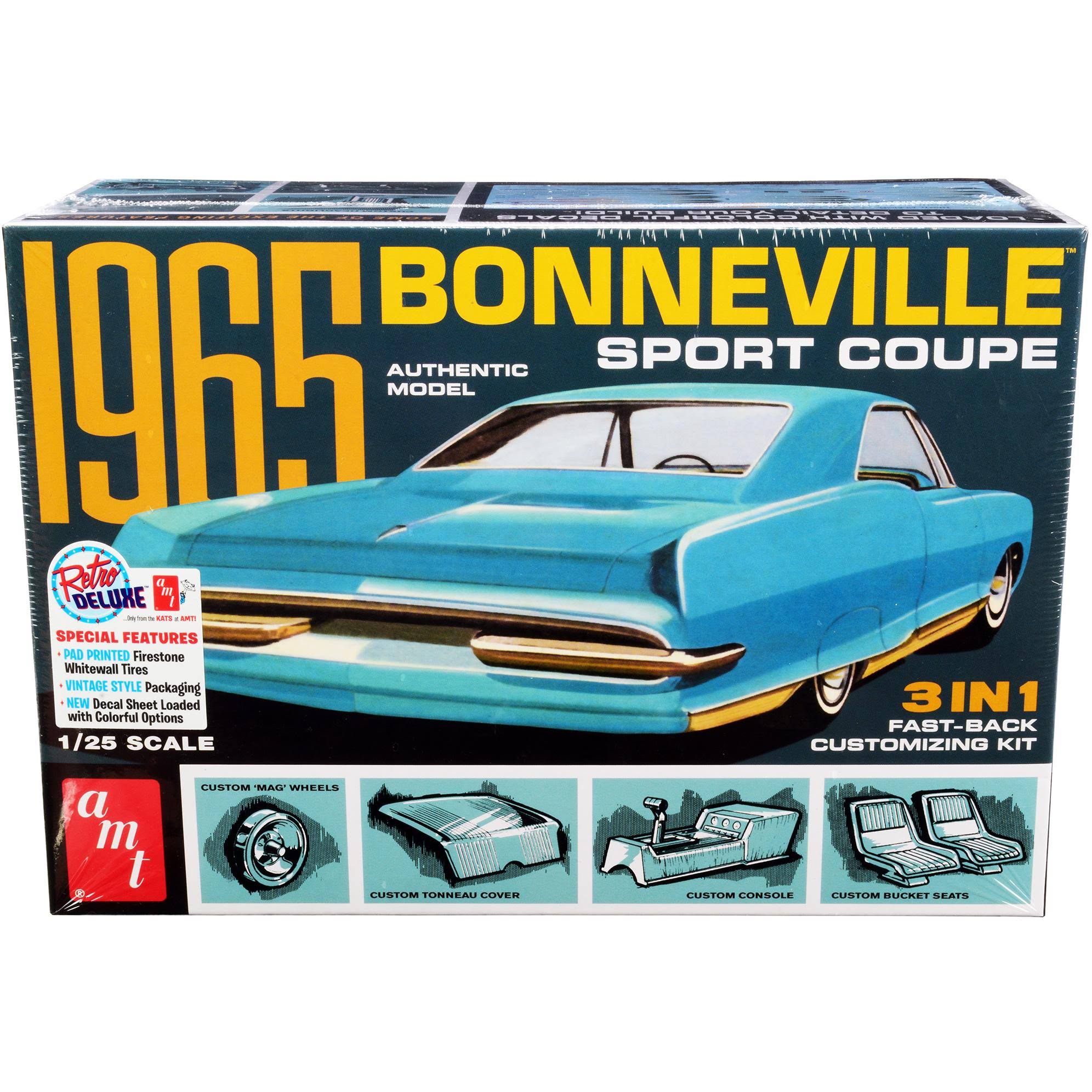 AMT 1965 Bonneville Sport Coupe 3 in 1 Model | 1/25 Scale | 1260
