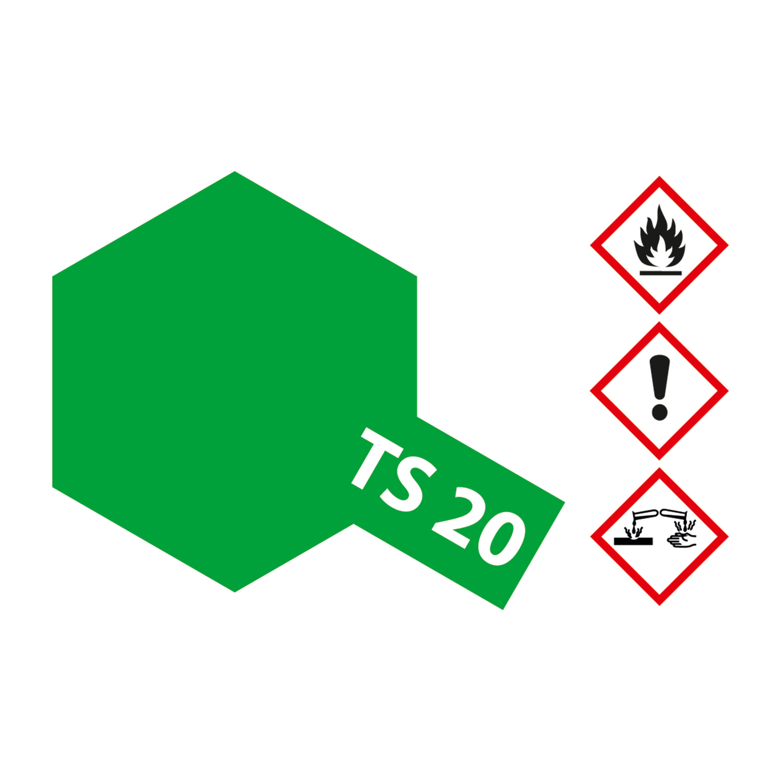 Tamiya Spray Lacquer - TS-20 Metallic Green, 3oz