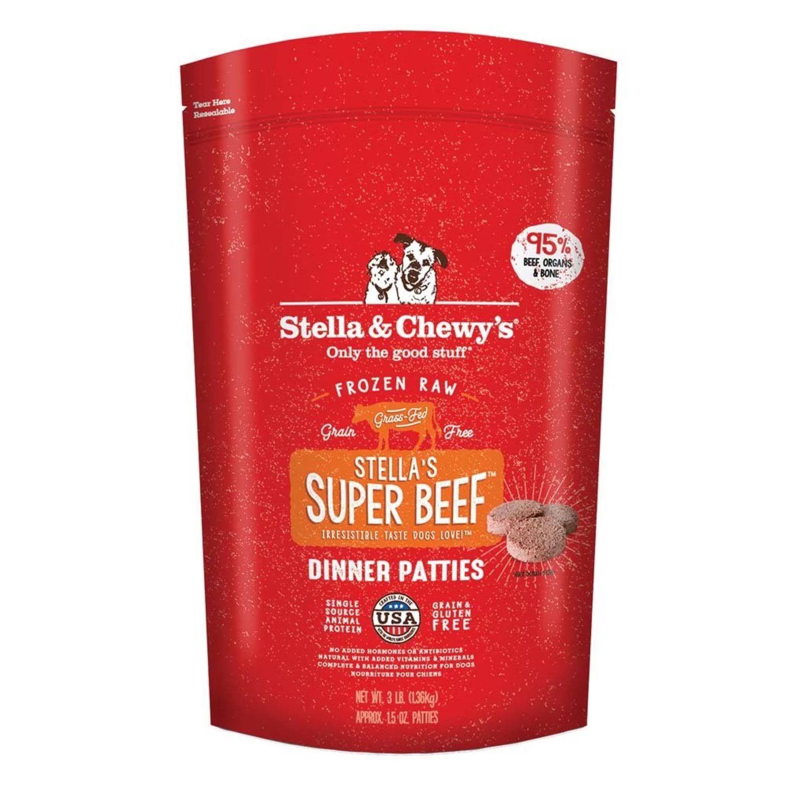 Stella and Chewy’s Dog Food - Stella’s Super Beef Dinner, 6lbs