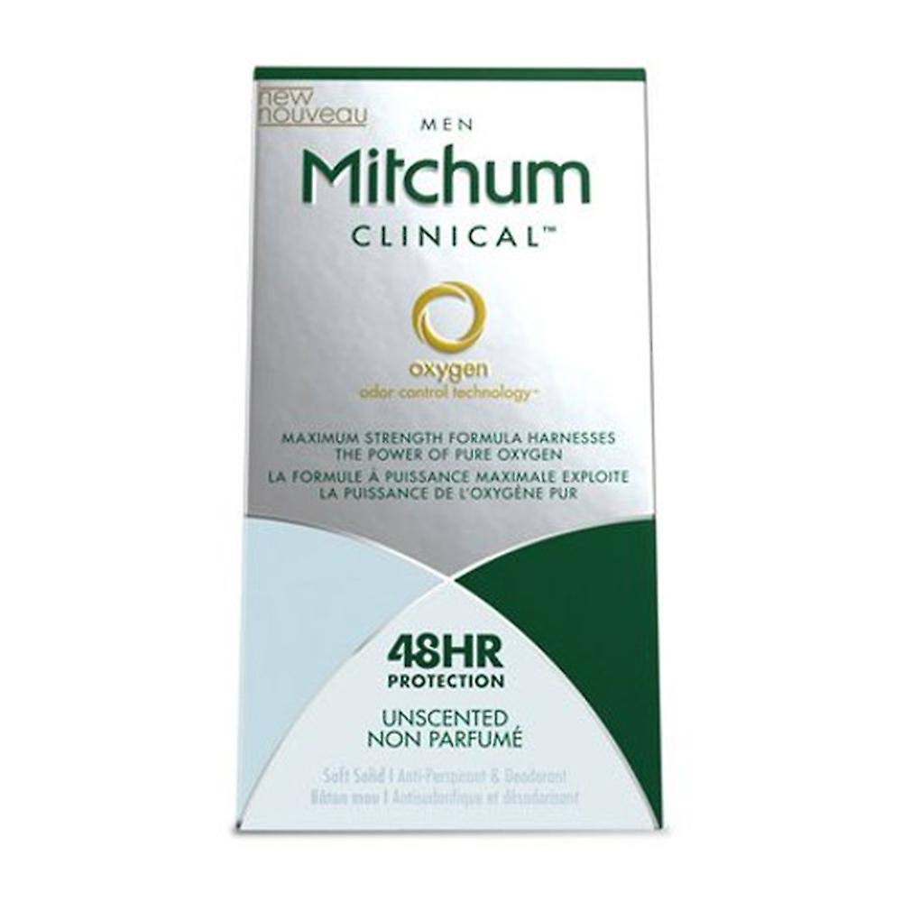 Mitchum Clinical Oxygen Men's Unscented Anti-Perspirant & Deodorant Stick - 45g