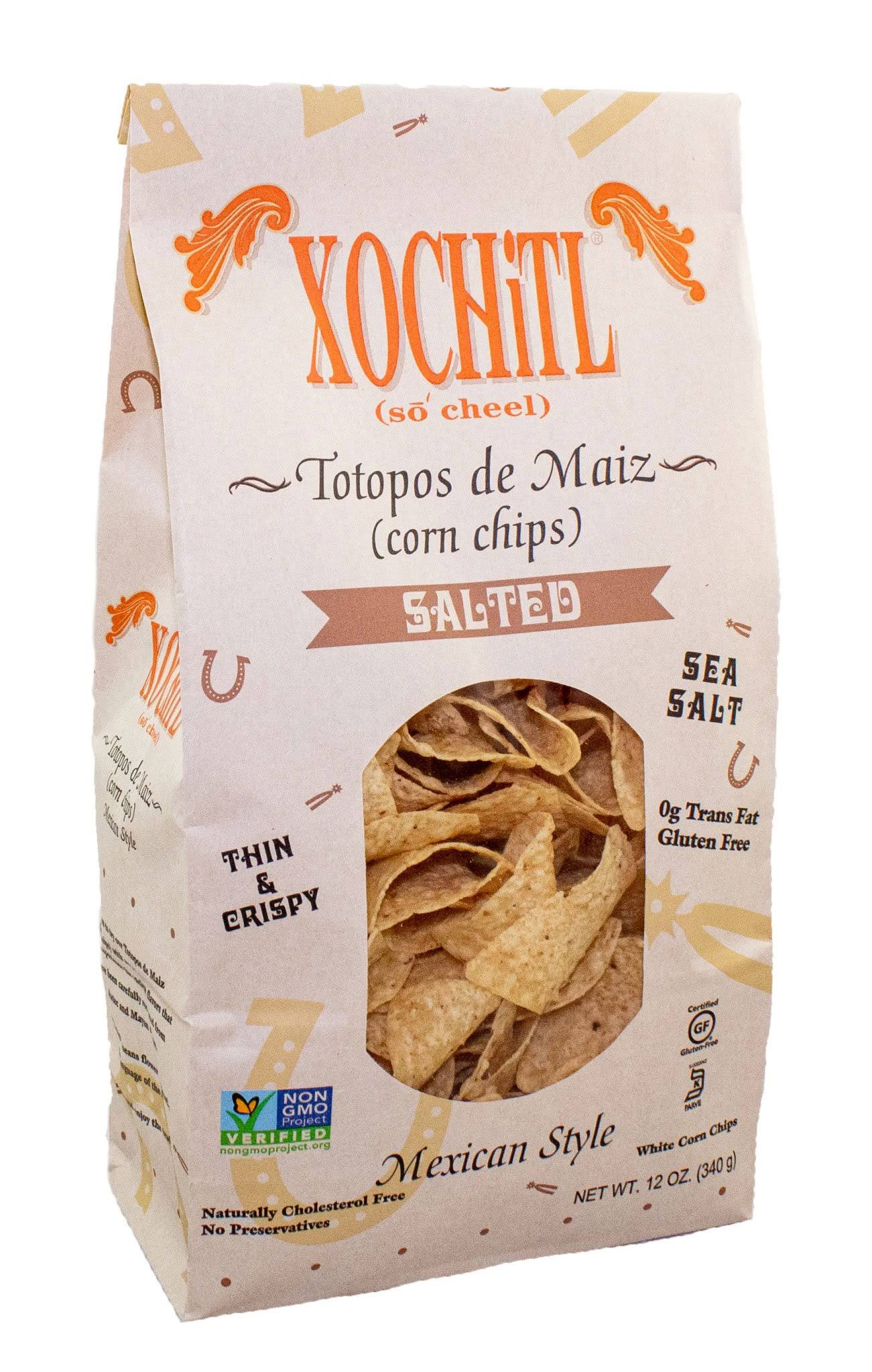 Xochitl: Corn Chips Salted Mexican Style, 16 oz