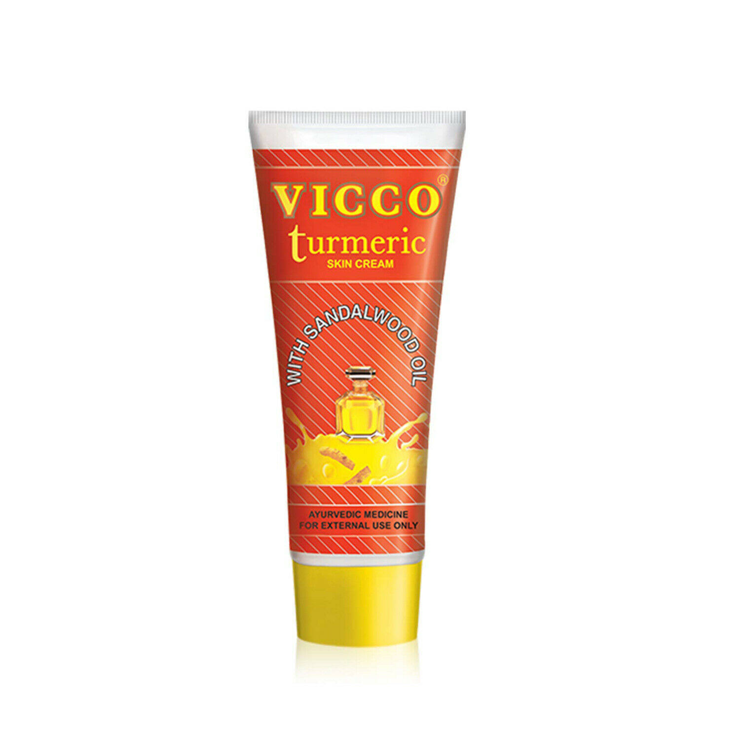 Vicco Turmeric Herbal Skin Cream with Sandlewood Oil