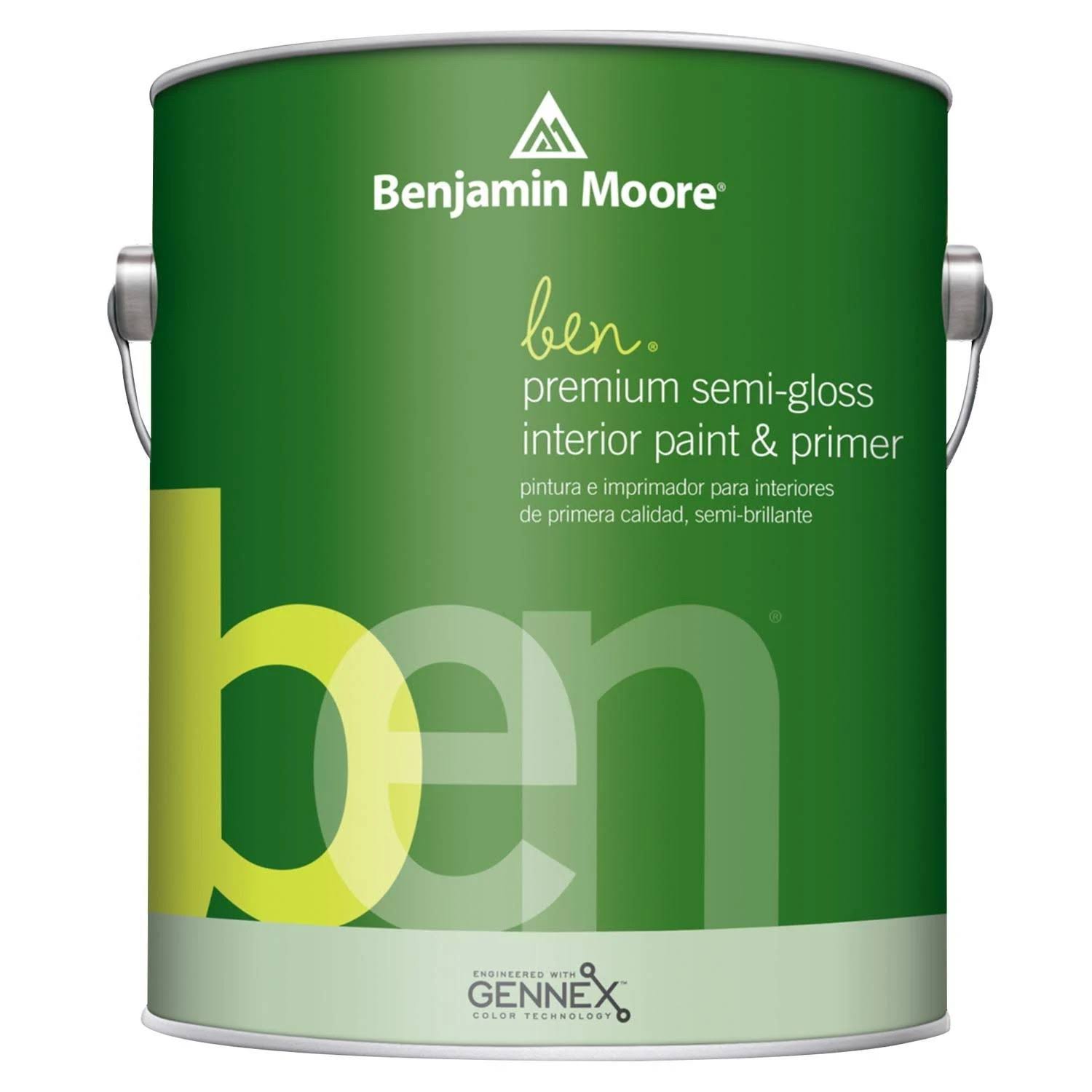 Benjamin Moore Ben Semi-Gloss Base 4 Paint Interior 1 gal.