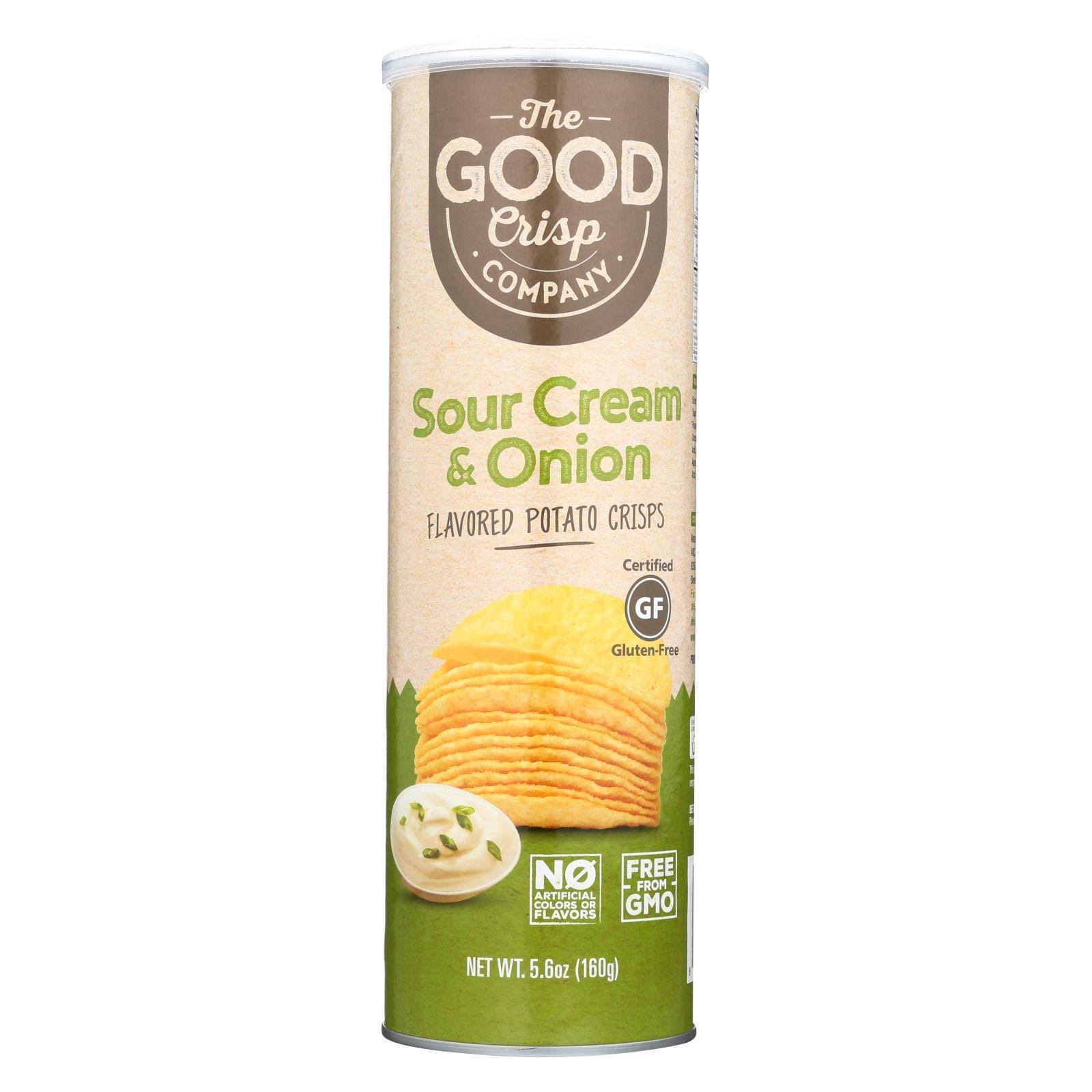 The Good Crisp Company, Potato Crisps, Sour Cream & Onion, 5.6 oz (160 g)