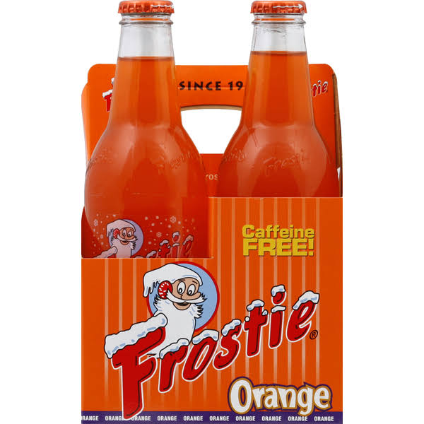 Frostie Soda Drink - Orange, 12oz, 4pk