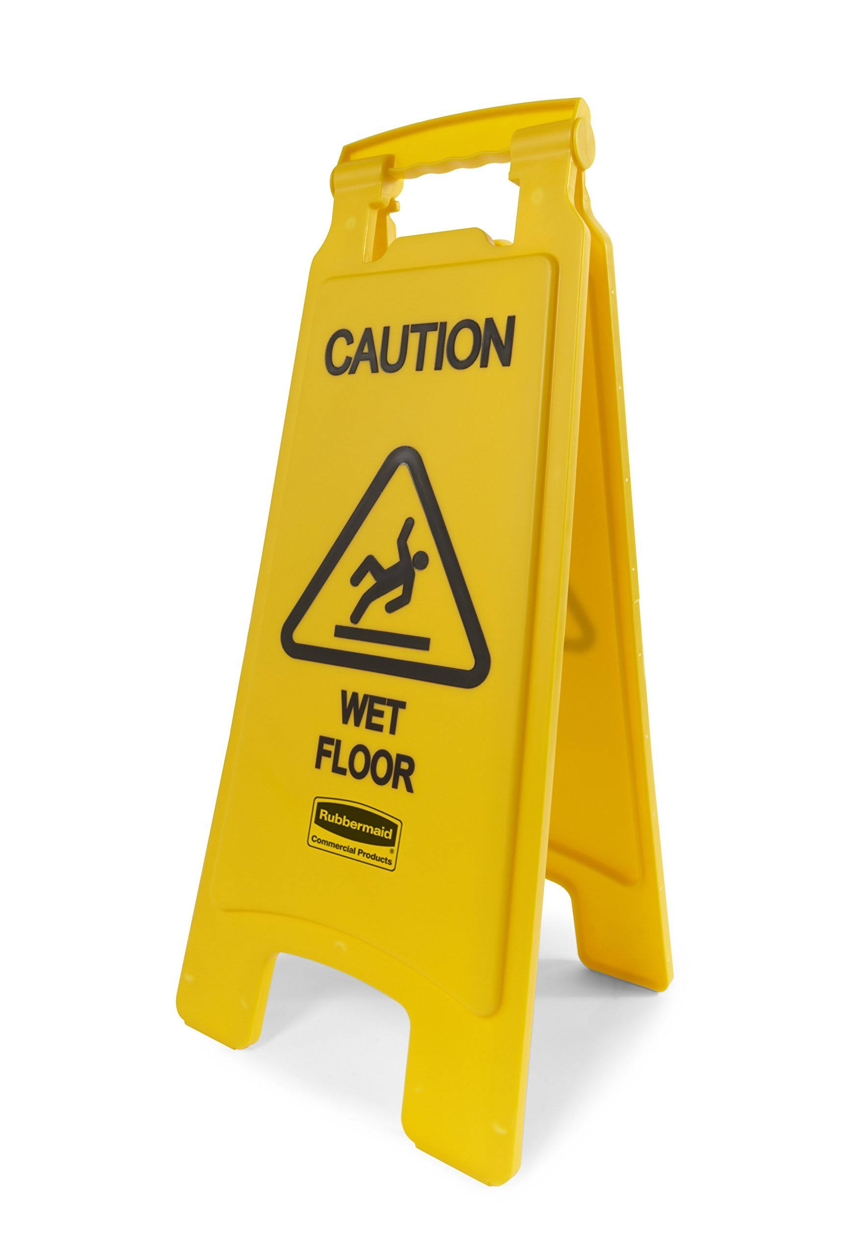 Rubbermaid Commercial Safety Sign - Caution Wet Floor