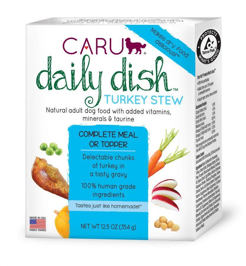 Caru Daily Dish Dog Food - Turkey Stew, 12.5oz