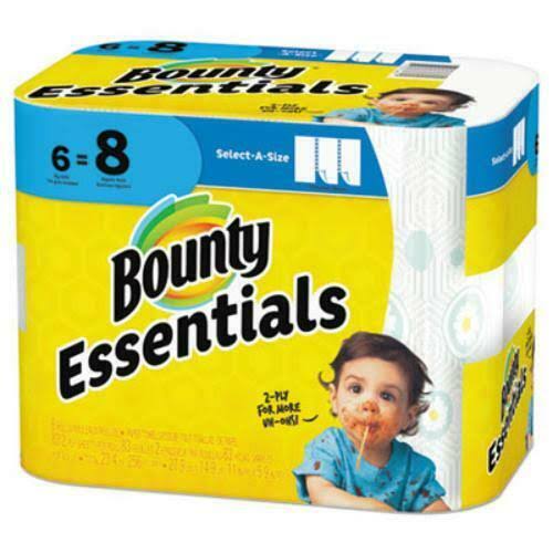 Bounty Essentials Paper Towels - White, 2 Ply